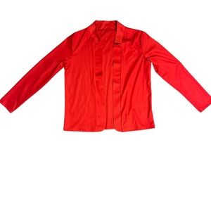 Classic Red Blazer - Timeless Staple for Every Wardrobe Size : L